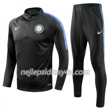 Inter Milan Tréninkový Mikina Soupravy Černá 2018/19